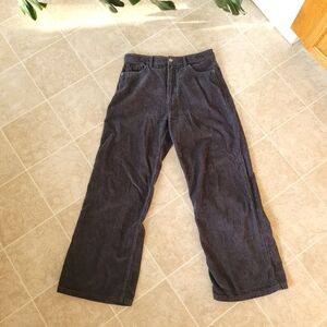 Dark Grey Vintage Corduroy Jeans